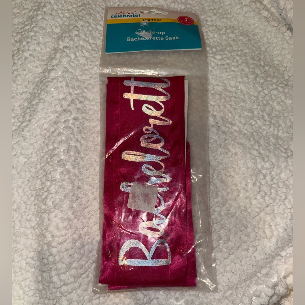 NWT Pink Bachelorette Sash